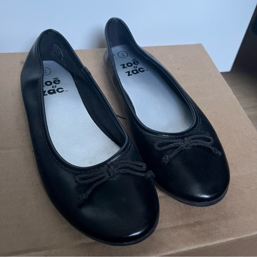 Girls’ Black Ballet Flats
